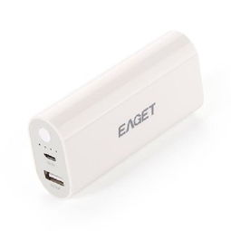 憶捷P50 5200mAh白色移動電源 便攜續航的穩重之選